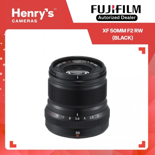 Fujinon XF 50mm F2 RW (Black)